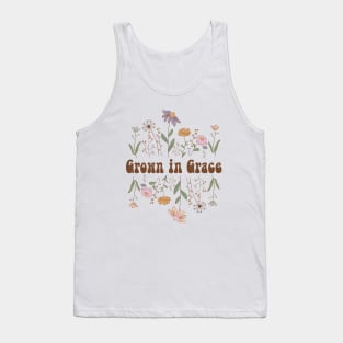 grow in grace Christian inspirational bible quote T-Shirt Tank Top